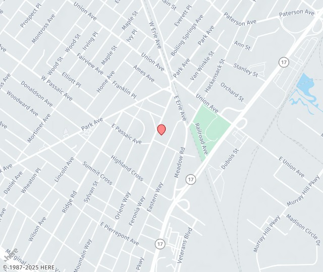 Location Map: 75 Orient Way, Suite 204 Rutherford, New Jersey 07070